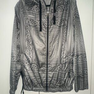 Dolce and Gabbana Gray Paisley Men's Jacket